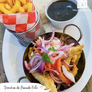 Tronchos de pescado Frito