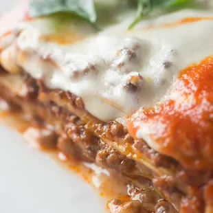 Top sirloin lasagne with homemade pasta