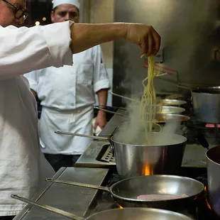 Our chefs, hard at work