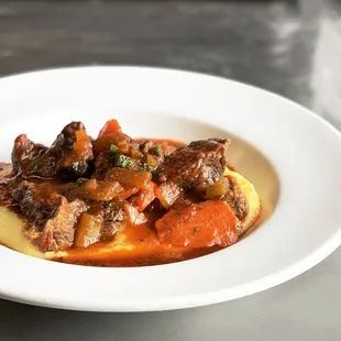 Stufato di Manzo con Polenta