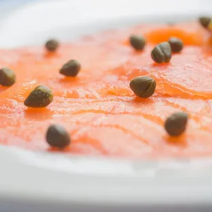 Smoked salmon appetizer