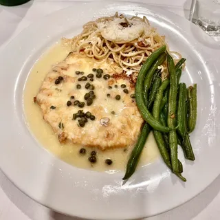 Calamari Dore Piccata