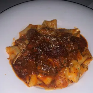 Shirt Rib Pappardelle Pasta