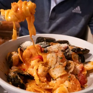 Fettuccine alla pescatore