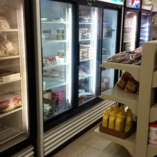 In-store grocery section