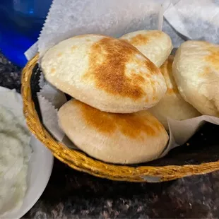 Homemade Bread and Garlic