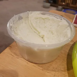 12-oz. garlic, comes with 12 small pitas