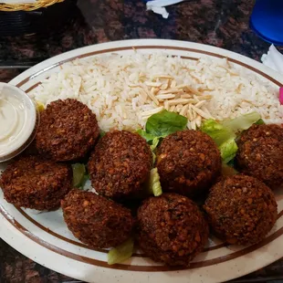 Falafel plate