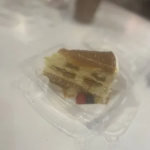 Salted caramel vanilla crunch cake