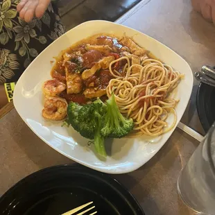 Chicken and Shrimp Arrabbiata