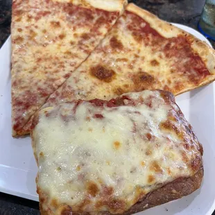 2 Cheese Slices &amp; A Sicilian Slice......