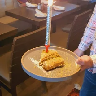 Free Baklava for birthday