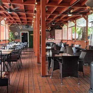 Back Patio seating area