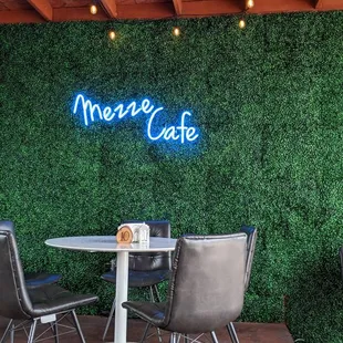 Mezza Cafe Sign