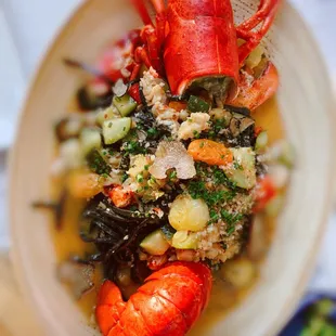 Black Squid Ink Truffle Lobster Pasta