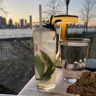 Mojito with the view.