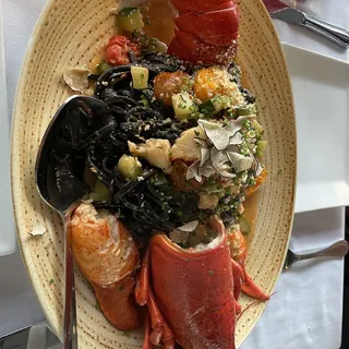 Truffle Lobster Squid Ink Pasta