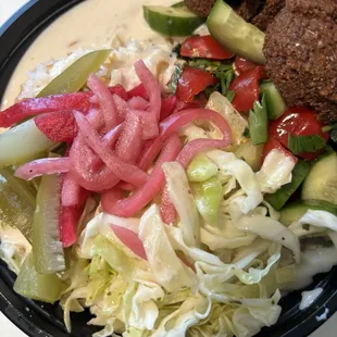 Falafel Platter Falafel bowl
