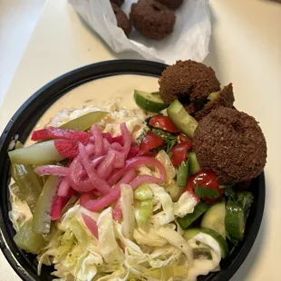 Falafel Platter falafel bowl