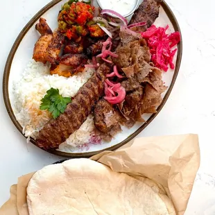 Governor&apos;s (Mix Kebap) Plate