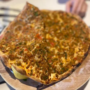 Lahmacun ( Turkish Pizza )