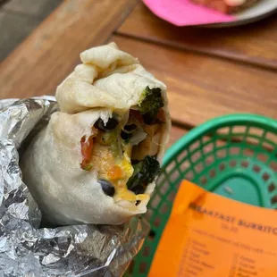 Breakfast burrito