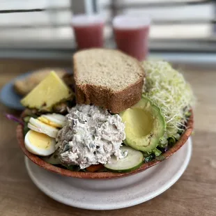 Chef's Salad with Chicken Salad