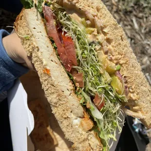 Marinated Tofu Sandwich