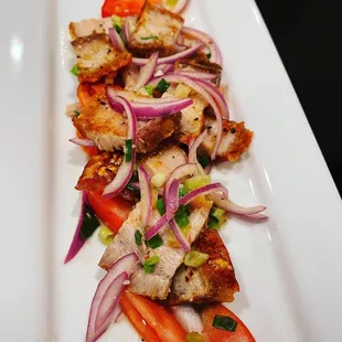 Crispy pork belly (Filipino style)