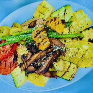 grilled vegetable plate