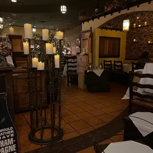 the interior of a restaurant