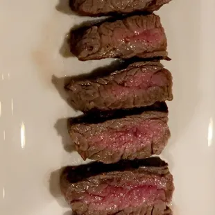 Side plate of steak