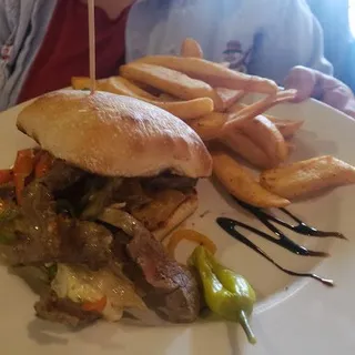 Hanger Steak Sandwich Lunch