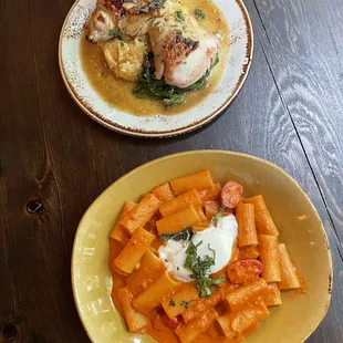 Rigatoni &amp; Chicken Entrees