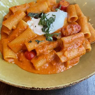 Rigatoni a la vodka