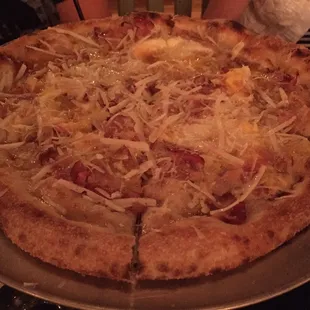 Bacon and Egg Pizza