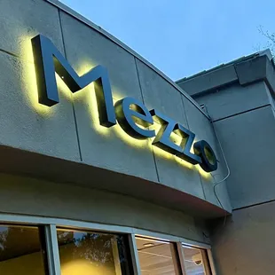 The front of the restaurant