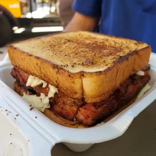 Special item-The Meck Rib Sandwich.