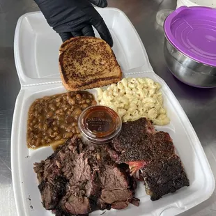 2 meat 2 side combo option