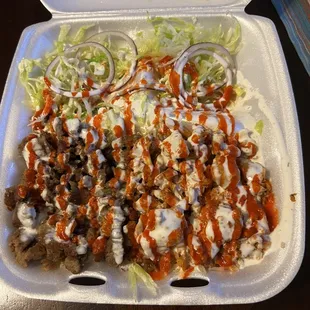 This place is amazing! Lamb cooked perfectly, and the owner is very nice. Great portion sizes too! Order this today, u won&apos;t regret it