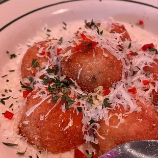 a plate of food on a table