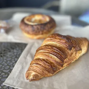 Their croissants are very flaky and rich