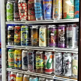 The best craft selection I have seen around here..