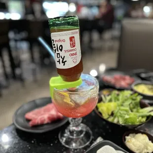 Soju cocktail
