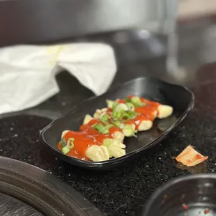 Spicy rice cake