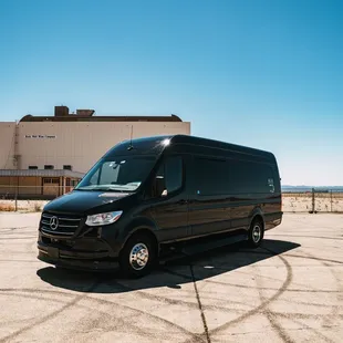 Executive Mercedes Sprinter seat up to 13 with comfort and luxury. Apple TV, Bluetooth and more.
