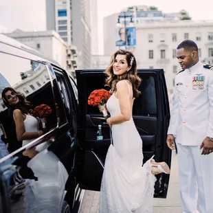 Jay ensured that once our ceremony was over that we didn't have to wait a SECOND to leave!