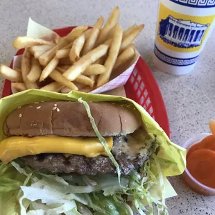 Double cheese burger