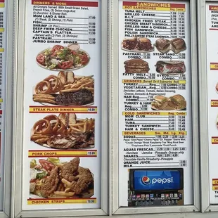 Updated menus! 2022