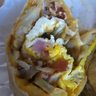 Ham burrito